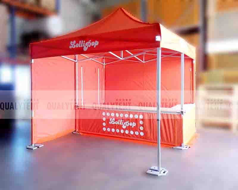 Mostrador de madera para carpa 3x3 Qualytent